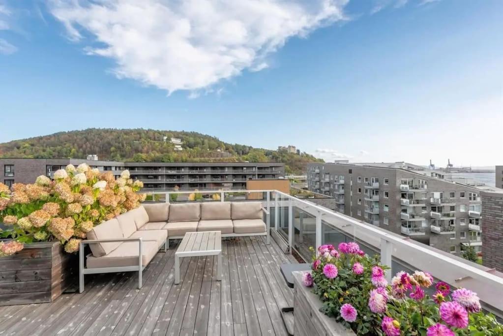 Luxury 2-Bedroom Apartment With Seaview In Oslo City Center Dış mekan fotoğraf